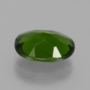 Diopside de chrome vert naturelle coupe ovale, 1,19 ct, VS