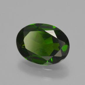 Diopside Chrome Vert naturelle Coupe ovale, 1.12 ct, VS