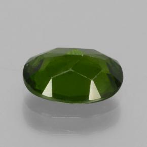 Diopside Chrome Vert foncé naturelle Coupe ovale, 1.30 ct, VS-SI