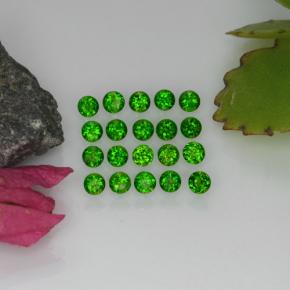 Achetez naturel 1,39ct vert diopside de chrome gems, coupe roude, en provenance russie chez gemselect. en stock, livraison internationale!