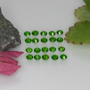 Achetez naturel 1,39ct vert diopside de chrome gems, coupe roude, en provenance russie chez gemselect. en stock, livraison internationale!