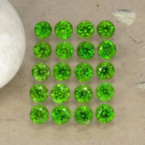 Achetez naturel 1,40ct vert diopside de chrome gems, coupe roude, en provenance russie chez gemselect. en stock, livraison internationale!