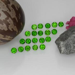 Achetez naturel 1,43ct vert diopside de chrome gems, coupe roude, en provenance russie chez gemselect. en stock, livraison internationale!