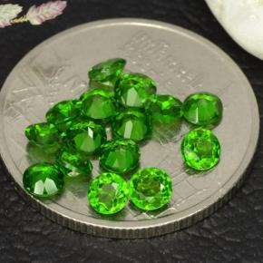 Achetez naturel 1,77ct vert diopside de chrome gems, coupe roude, en provenance russie chez gemselect. en stock, livraison internationale!