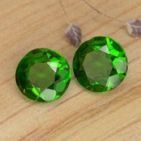 Achetez naturel 0,87ct vert diopside de chrome gems, coupe roude, en provenance russie chez gemselect. en stock, livraison internationale!
