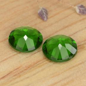 Achetez naturel 0,87ct vert diopside de chrome gems, coupe roude, en provenance russie chez gemselect. en stock, livraison internationale!