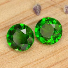 Achetez naturel 1,03ct vert diopside de chrome gems, coupe roude, en provenance russie chez gemselect. en stock, livraison internationale!