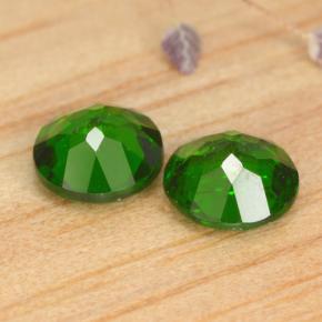 Achetez naturel 1,03ct vert diopside de chrome gems, coupe roude, en provenance russie chez gemselect. en stock, livraison internationale!