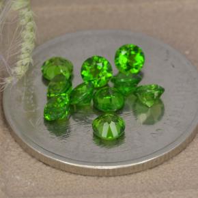 Achetez naturel 1,37ct vert diopside de chrome gems, coupe roude, en provenance russie chez gemselect. en stock, livraison internationale!