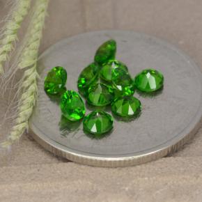 Achetez naturel 1.23ct Vert Diopside Chrome gems, Coupe roude, En provenance Russie chez GemSelect. En stock, livraison internationale!
