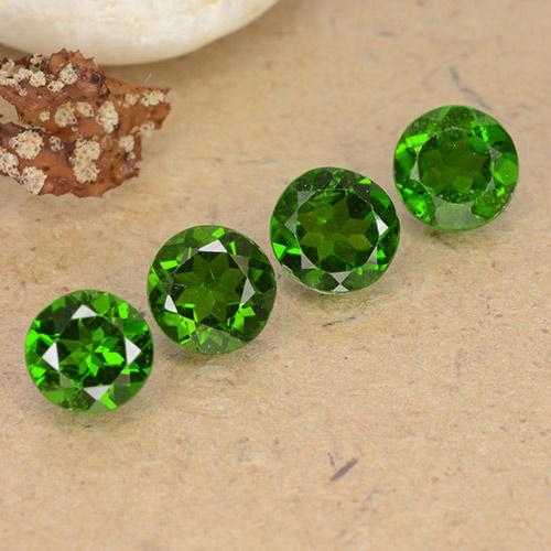 Achetez naturel 1,93ct vert diopside de chrome gems, coupe roude, en provenance russie chez gemselect. en stock, livraison internationale!