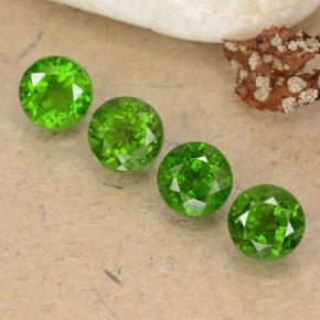 Achetez naturel 2,56ct vert diopside de chrome gems, coupe roude, en provenance russie chez gemselect. en stock, livraison internationale!