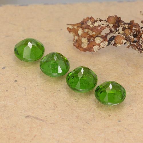 Achetez naturel 2.54ct Vert moyen-foncé Diopside Chrome gems, Coupe roude, En provenance Russie chez GemSelect. En stock, livraison internationale!
