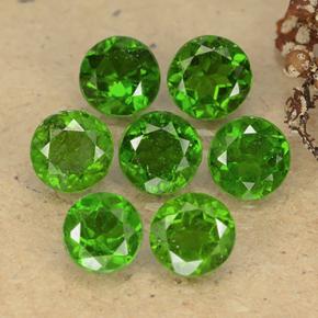 Achetez naturel 3,55ct vert diopside de chrome gems, coupe roude, en provenance russie chez gemselect. en stock, livraison internationale!