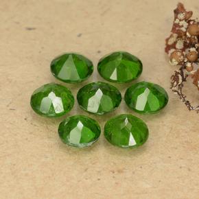 Achetez naturel 3,55ct vert diopside de chrome gems, coupe roude, en provenance russie chez gemselect. en stock, livraison internationale!