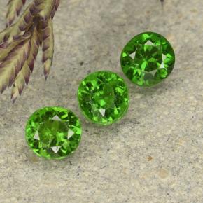 Achetez naturel 0.63ct Vert Diopside Chrome gems, Coupe roude, En provenance Russie chez GemSelect. En stock, livraison internationale!