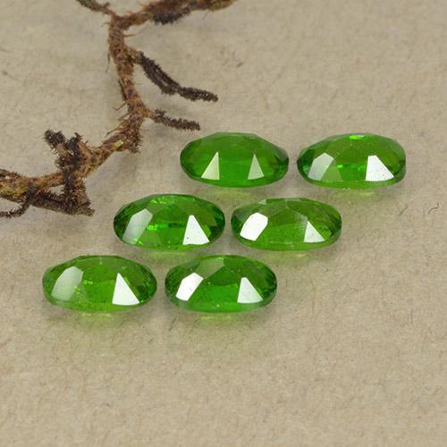 Achetez naturel 1.61ct Medium Dark-Green Diopside Chrome gems, Coupe ovale, En provenance Russie chez GemSelect. En stock, livraison internationale!