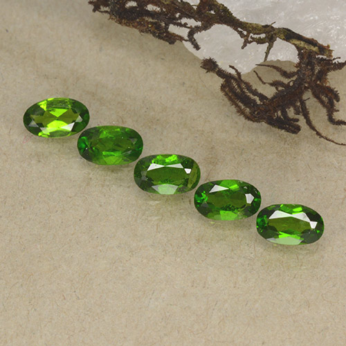 Achetez naturel 1,18ct vert diopside de chrome gems, coupe ovale, en provenance russie chez gemselect. en stock, livraison internationale!