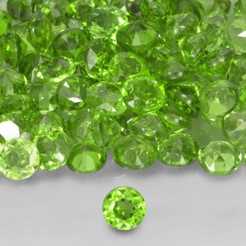 Achetez naturel 2.57ct Vert éclatant Diopside Chrome gems, Coupe roude, En provenance Russie chez GemSelect. En stock, livraison internationale!
