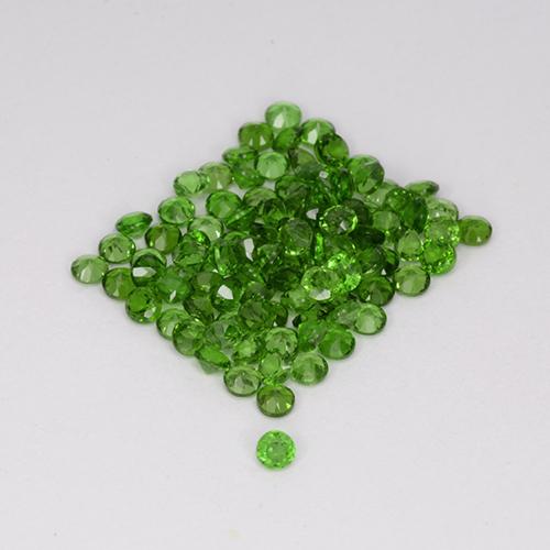 Achetez naturel 2.56ct Vert moyen-foncé Diopside Chrome gems, Coupe roude, En provenance Russie chez GemSelect. En stock, livraison internationale!