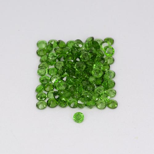 Achetez naturel 2.56ct Vert moyen-foncé Diopside Chrome gems, Coupe roude, En provenance Russie chez GemSelect. En stock, livraison internationale!