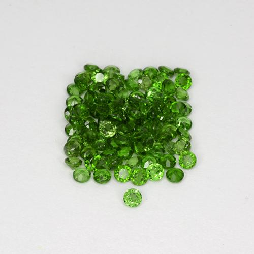 Achetez naturel 2.56ct Vert moyen-foncé Diopside Chrome gems, Coupe roude, En provenance Russie chez GemSelect. En stock, livraison internationale!