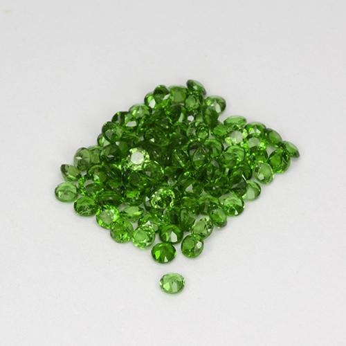 Achetez naturel 2.56ct Vert moyen-foncé Diopside Chrome gems, Coupe roude, En provenance Russie chez GemSelect. En stock, livraison internationale!