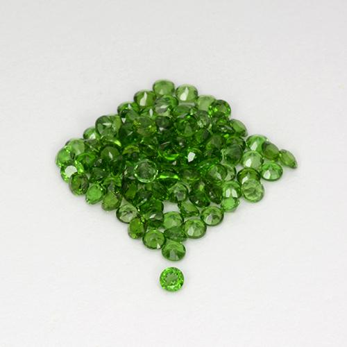 Achetez naturel 2,55ct vert diopside de chrome gems, coupe roude, en provenance russie chez gemselect. en stock, livraison internationale!