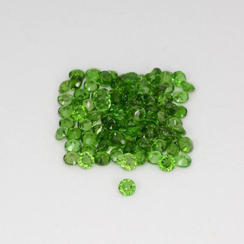 Achetez naturel 2.56ct Vert foncé Diopside Chrome gems, Coupe roude, En provenance Russie chez GemSelect. En stock, livraison internationale!