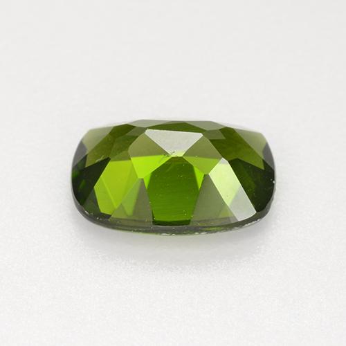 Diopside de chrome vert naturelle coupe coussin, 1,32 ct, VVS-VS