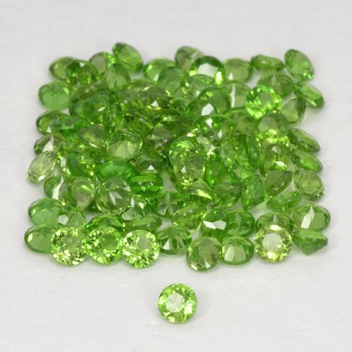Achetez naturel 2,50ct vert diopside de chrome gems, coupe roude, en provenance russie chez gemselect. en stock, livraison internationale!