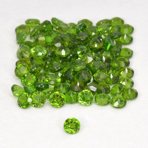 Achetez naturel 2,59ct vert diopside de chrome gems, coupe roude, en provenance russie chez gemselect. en stock, livraison internationale!
