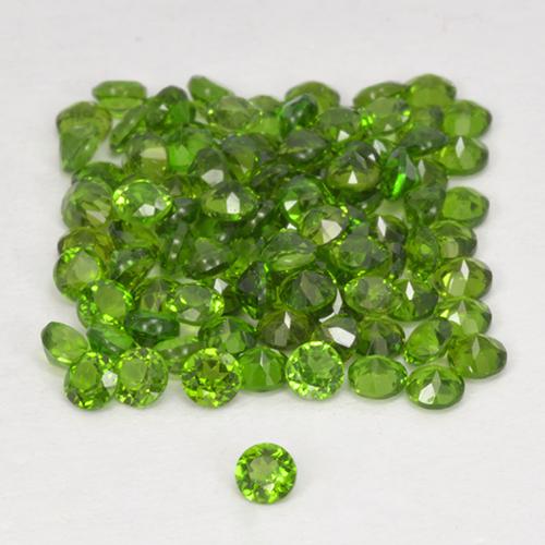 Achetez naturel 2,59ct vert diopside de chrome gems, coupe roude, en provenance russie chez gemselect. en stock, livraison internationale!