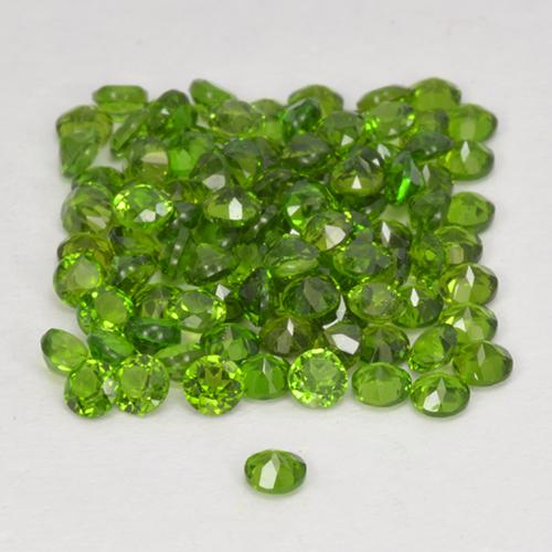 Achetez naturel 2,59ct vert diopside de chrome gems, coupe roude, en provenance russie chez gemselect. en stock, livraison internationale!