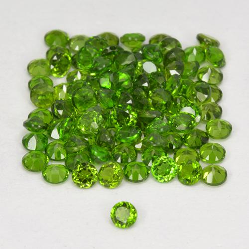 Achetez naturel 2,58ct vert diopside de chrome gems, coupe roude, en provenance russie chez gemselect. en stock, livraison internationale!