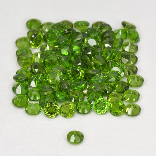 Achetez naturel 2,58ct vert diopside de chrome gems, coupe roude, en provenance russie chez gemselect. en stock, livraison internationale!