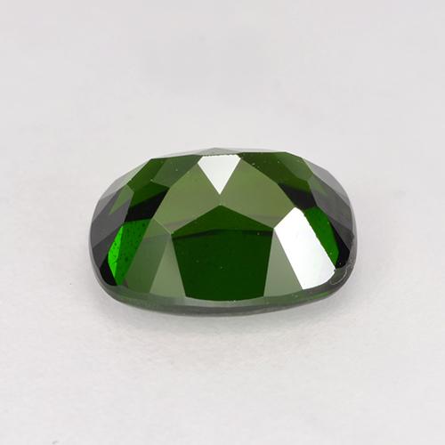 Diopside de chrome vert naturelle coupe coussin, 1,70 ct, VVS-VS