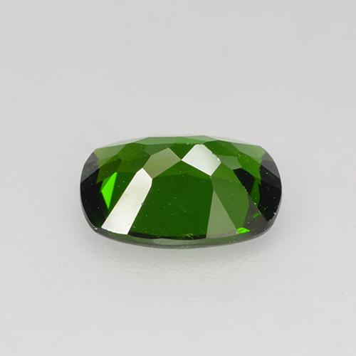 Diopside Chrome Vert moyen-foncé naturelle Coupe coussin, 1.22 ct, VS