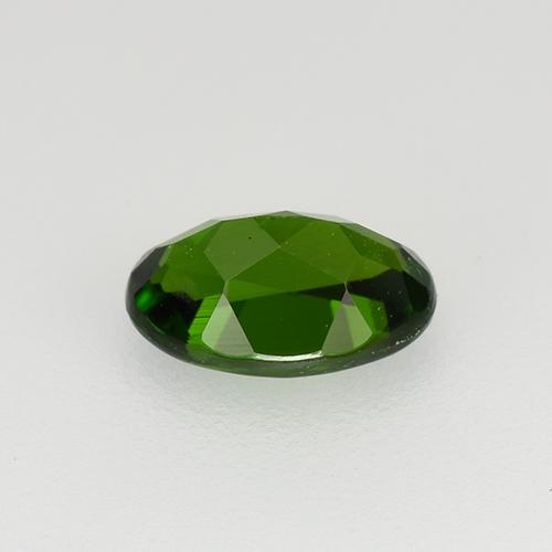 Diopside Chrome Vert moyen-foncé naturelle Coupe ovale, 0.69 ct, VS