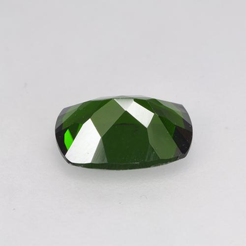 Diopside de chrome vert naturelle coupe coussin, 1,36 ct, VS