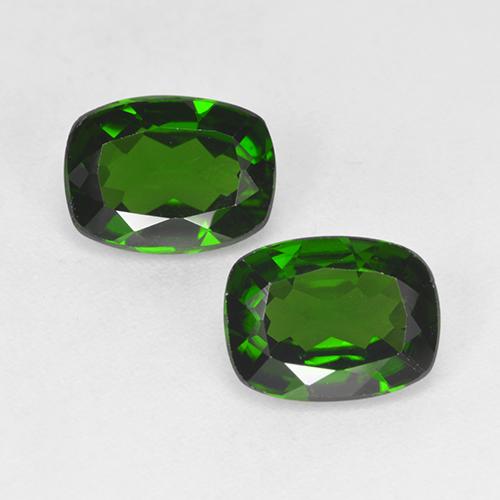 Achetez naturel 2,61ct vert diopside de chrome gems, coupe coussin, en provenance russie chez gemselect. en stock, livraison internationale!