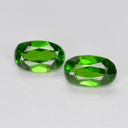 Achetez naturel 0,47ct vert diopside de chrome gems, coupe ovale, en provenance russie chez gemselect. en stock, livraison internationale!