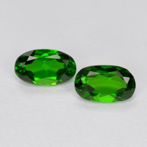 Achetez naturel 0,49ct vert diopside de chrome gems, coupe ovale, en provenance russie chez gemselect. en stock, livraison internationale!