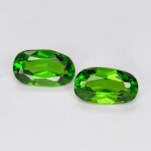 Achetez naturel 0,43ct vert diopside de chrome gems, coupe ovale, en provenance russie chez gemselect. en stock, livraison internationale!