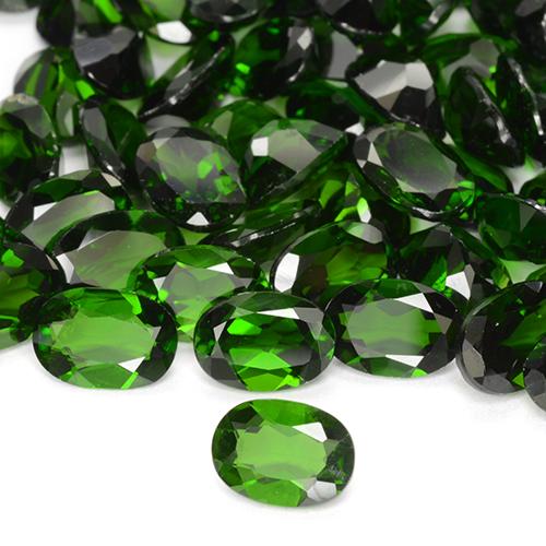 Achetez naturel 1,56ct vert foncé diopside de chrome gems, coupe ovale, en provenance russie chez gemselect. en stock, livraison internationale!