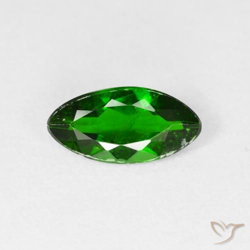 1.00ct Naturel Vert forêt clair Diopside Chrome, Marquise, SI