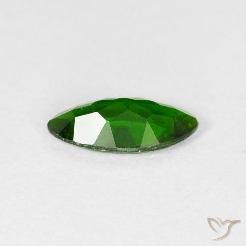 Diopside Chrome Vert forêt clair naturelle Marquise, 1.00 ct, SI