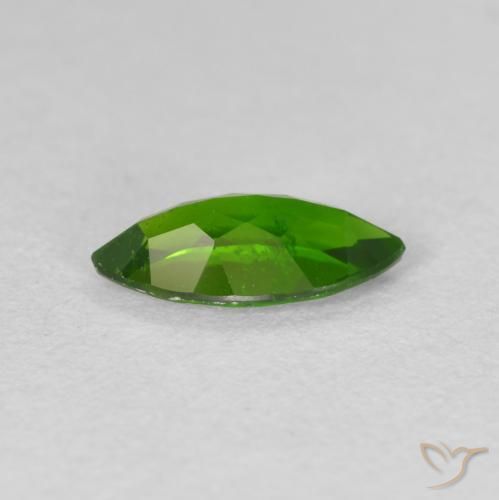 Diopside Chrome Medium Dark-Green naturelle Marquise, 1.00 ct, VS