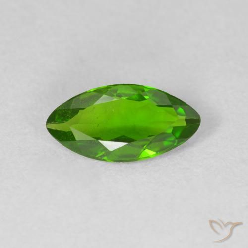 0.94ct Naturel Medium Dark-Green Diopside Chrome, Marquise, VS