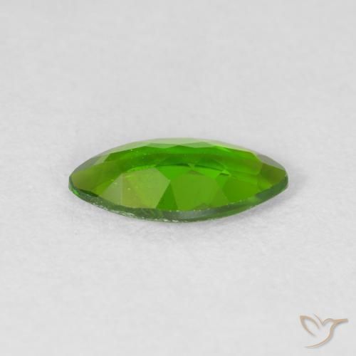 Diopside Chrome Medium Dark-Green naturelle Marquise, 0.94 ct, VS